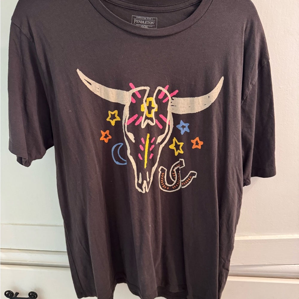 Pendleton T-Shirt with Skull Design